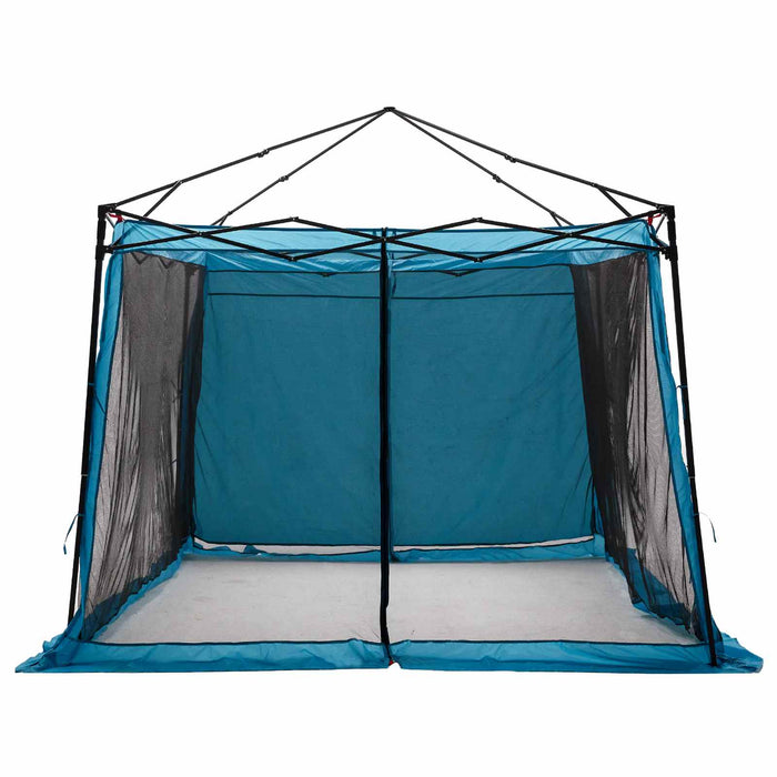 Set Cort pentru Camping 2 pcs albastru Tafetă și Material - WALTI WALTI