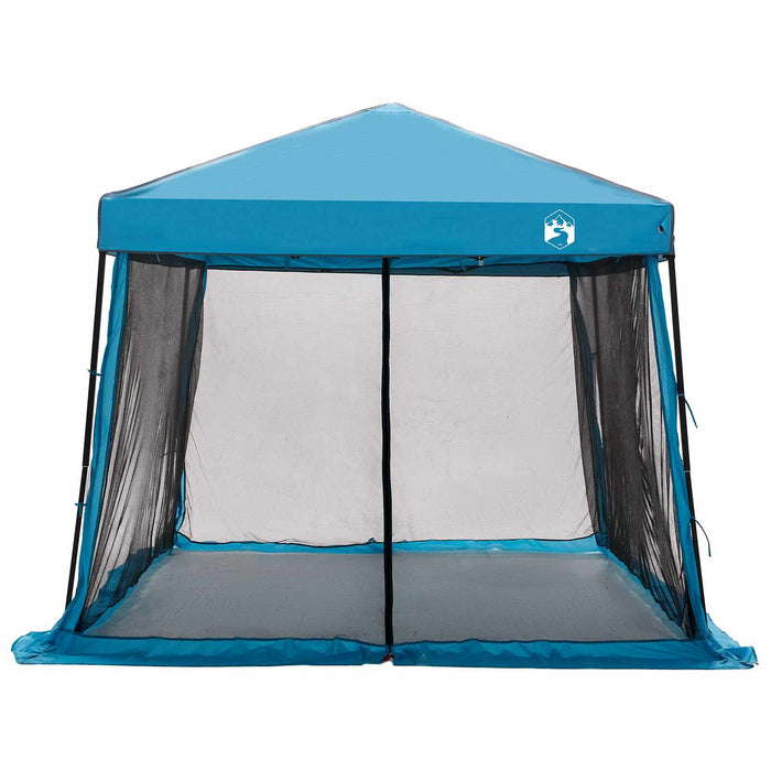Set Cort pentru Camping 2 pcs albastru Tafetă și Material - WALTI WALTI