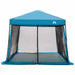 Set Cort pentru Camping 2 pcs albastru Tafetă și Material - WALTI WALTI