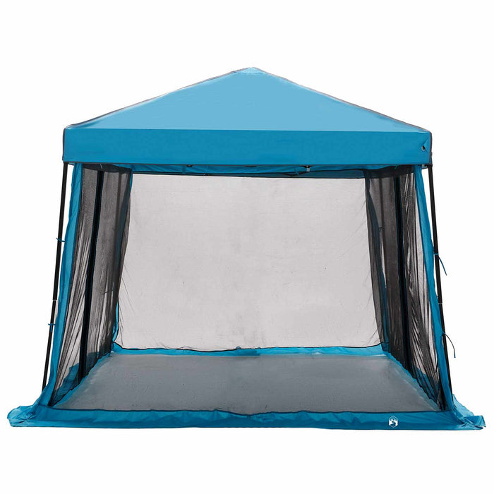 Set Cort pentru Camping 2 pcs albastru Tafetă și Material - WALTI WALTI