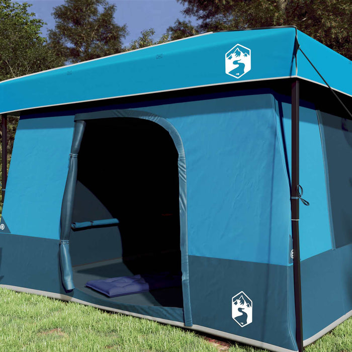 Set Cort pentru Camping 2 pcs albastru Tafetă și Material - WALTI WALTI