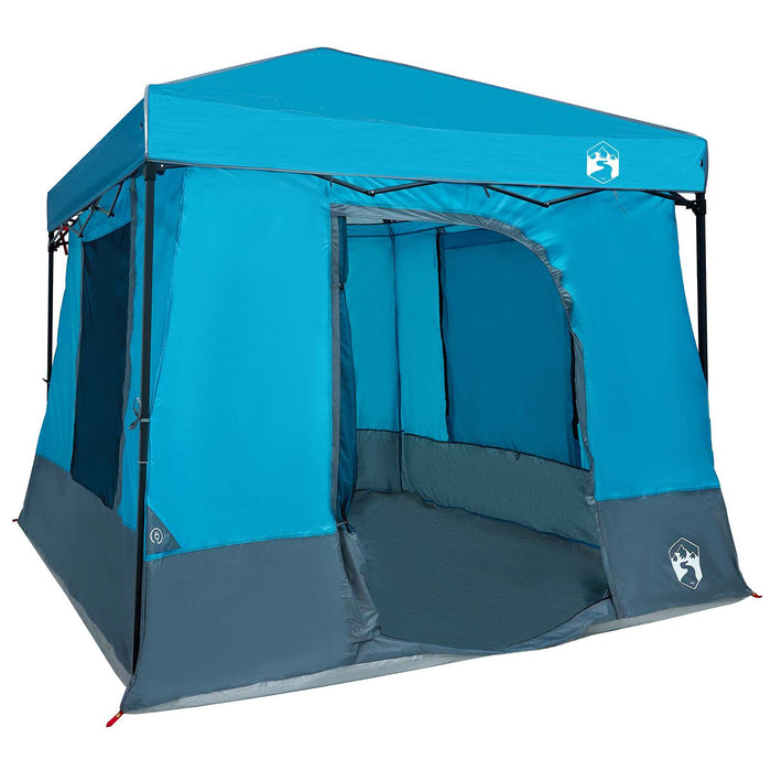 Set Cort pentru Camping 2 pcs albastru Tafetă și Material - WALTI WALTI