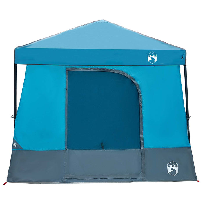 Set Cort pentru Camping 2 pcs albastru Tafetă și Material - WALTI WALTI