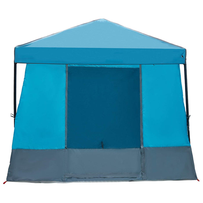 Set Cort pentru Camping 2 pcs albastru Tafetă și Material - WALTI WALTI