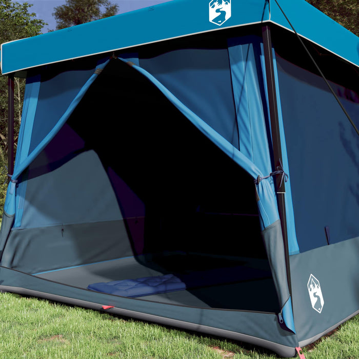 Set Cort pentru Camping 2 pcs albastru Tafetă și Material - WALTI WALTI
