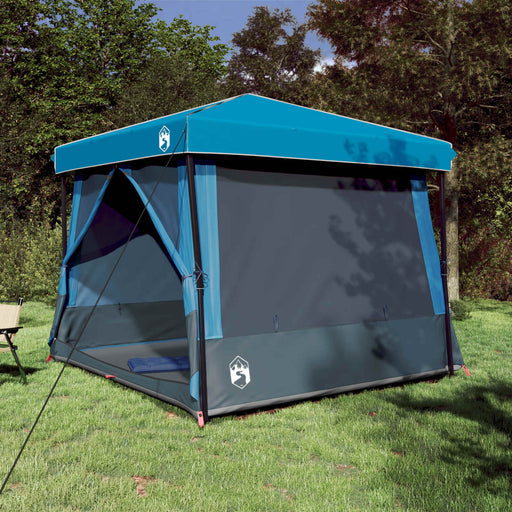 Set Cort pentru Camping 2 pcs albastru Tafetă și Material - WALTI WALTI