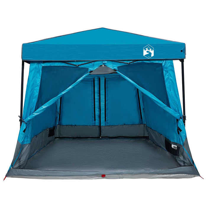 Set Cort pentru Camping 2 pcs albastru Tafetă și Material - WALTI WALTI