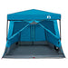 Set Cort pentru Camping 2 pcs albastru Tafetă și Material - WALTI WALTI