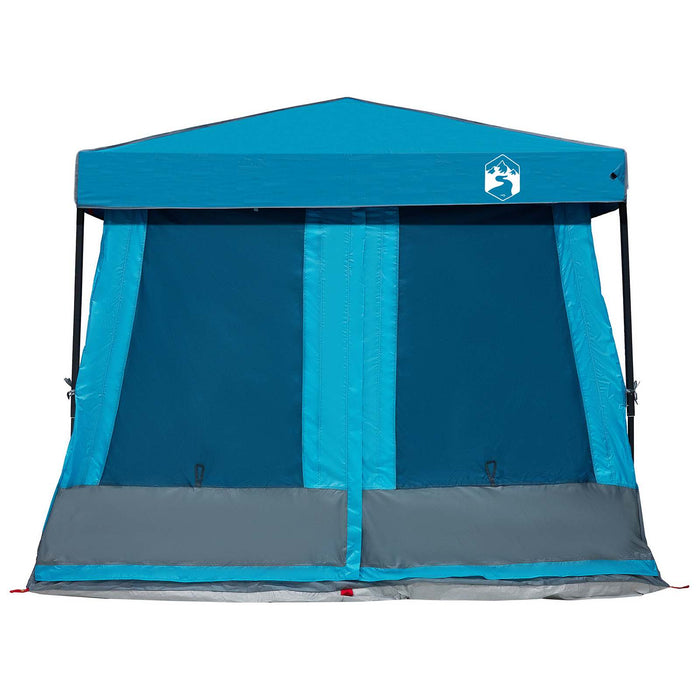 Set Cort pentru Camping 2 pcs albastru Tafetă și Material - WALTI WALTI