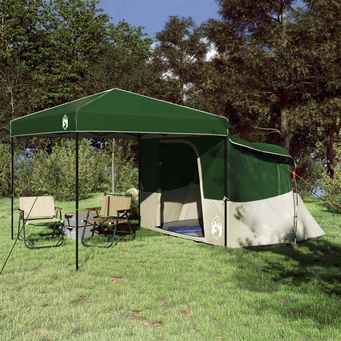 Set Cort pentru Camping 2 pcs Verde Tafetă și Material - WALTI WALTI