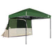 Set Cort pentru Camping 2 pcs Verde Tafetă și Material - WALTI WALTI