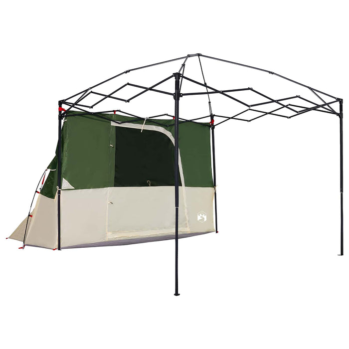 Set Cort pentru Camping 2 pcs Verde Tafetă și Material - WALTI WALTI