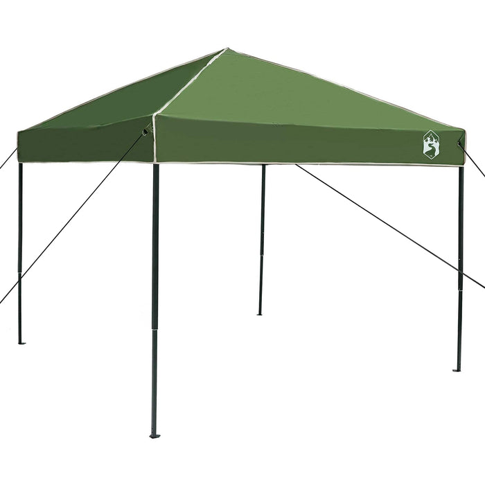 Set Cort pentru Camping 2 pcs Verde Tafetă și Material - WALTI WALTI
