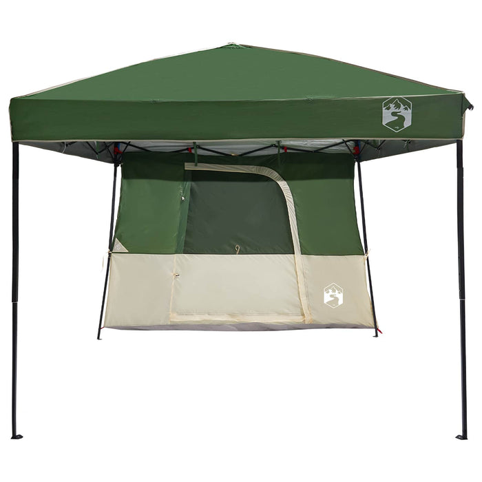 Set Cort pentru Camping 2 pcs Verde Tafetă și Material - WALTI WALTI