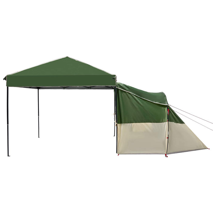Set Cort pentru Camping 2 pcs Verde Tafetă și Material - WALTI WALTI