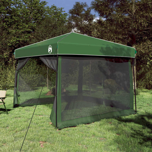 Set Cort pentru Camping 2 pcs Verde Tafetă și Material - WALTI WALTI