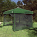 Set Cort pentru Camping 2 pcs Verde Tafetă și Material - WALTI WALTI