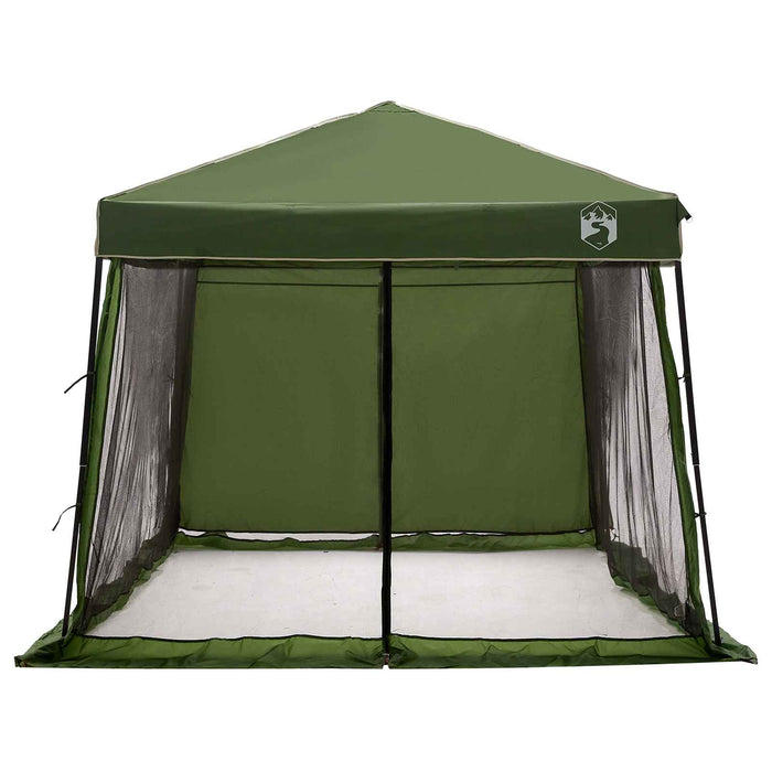 Set Cort pentru Camping 2 pcs Verde Tafetă și Material - WALTI WALTI