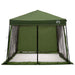 Set Cort pentru Camping 2 pcs Verde Tafetă și Material - WALTI WALTI
