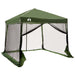 Set Cort pentru Camping 2 pcs Verde Tafetă și Material - WALTI WALTI