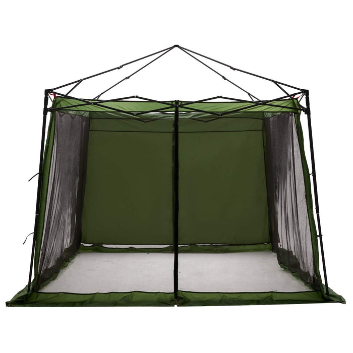 Set Cort pentru Camping 2 pcs Verde Tafetă și Material - WALTI WALTI