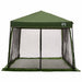 Set Cort pentru Camping 2 pcs Verde Tafetă și Material - WALTI WALTI