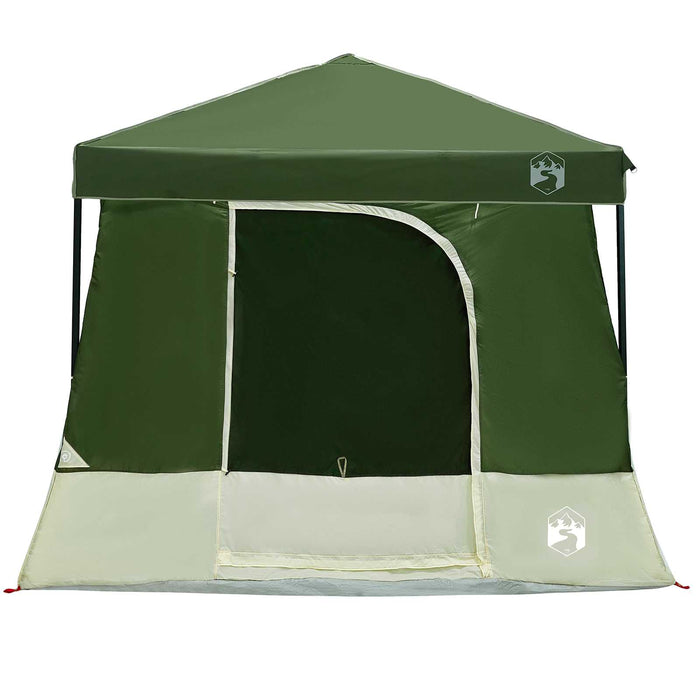 Set Cort pentru Camping 2 pcs Verde Tafetă și Material - WALTI WALTI