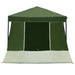 Set Cort pentru Camping 2 pcs Verde Tafetă și Material - WALTI WALTI