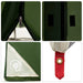 Set Cort pentru Camping 2 pcs Verde Tafetă și Material - WALTI WALTI