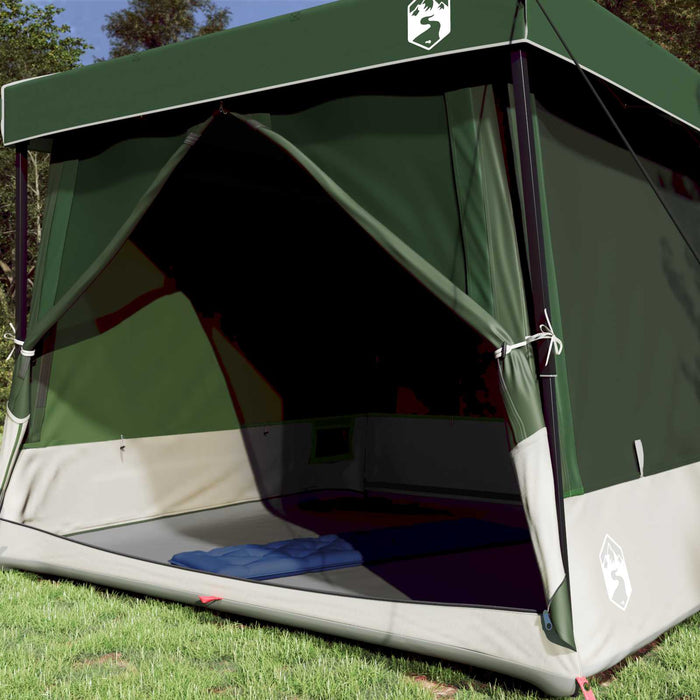 Set Cort pentru Camping 2 pcs Verde Tafetă și Material - WALTI WALTI