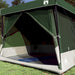 Set Cort pentru Camping 2 pcs Verde Tafetă și Material - WALTI WALTI