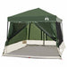Set Cort pentru Camping 2 pcs Verde Tafetă și Material - WALTI WALTI