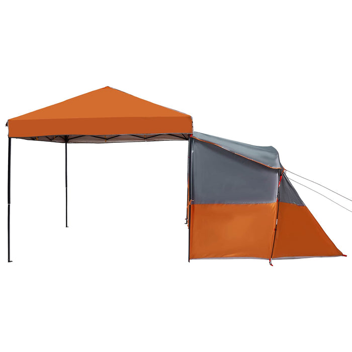 Set Cort pentru Camping 2 buc. 4 persoană Portocaliu WALTI