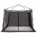 Set Cort pentru Camping cu acoperiș 2 pcs Gri și Portocalie - WALTI WALTI
