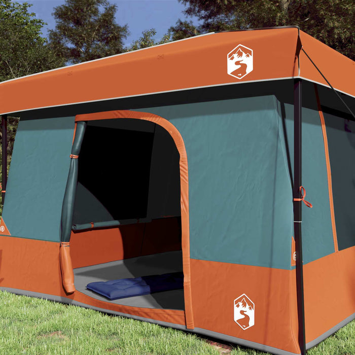 Set Cort pentru Camping cu acoperiș 2 pcs Gri și Portocalie - WALTI WALTI