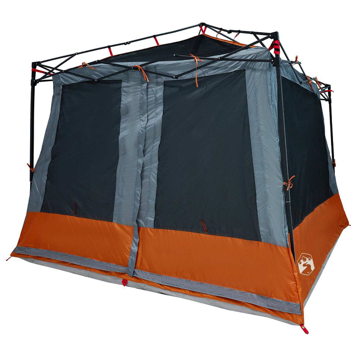 Set Cort pentru Camping cu acoperiș 2 pcs Gri și Portocalie - WALTI WALTI