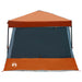 Set Cort pentru Camping cu acoperiș 2 pcs Gri și Portocalie - WALTI WALTI