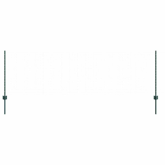 Stâlp de gard. 22 pcs Verde 120 cm Oțel - WALTI WALTI