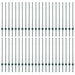 Stâlp de gard. 44 pcs Verde 140 cm Oțel - WALTI WALTI