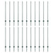 Stâlp de gard. 22 pcs Verde 160 cm Oțel - WALTI WALTI
