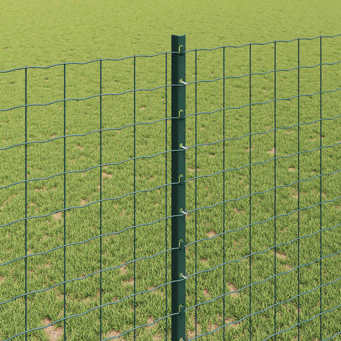 Stâlp de gard. 22 pcs Verde 180 cm Oțel - WALTI WALTI
