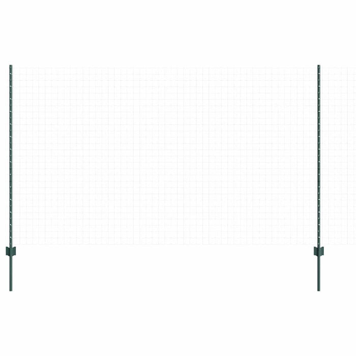 Stâlp de gard. 44 pcs Verde 180 cm Oțel - WALTI WALTI