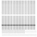 Stâlpi de gard argintii 44 pcs Gri Metal - WALTI WALTI