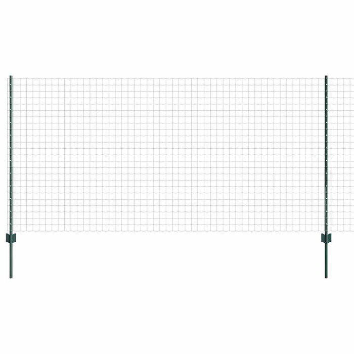 Îngrădire cu stâlpi Verde 1.2 x 10 m Oțel - WALTI WALTI