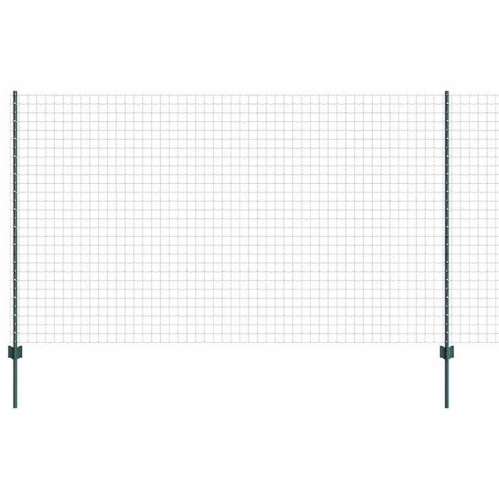 Îngrădire cu stâlpi Verde 1.4 x 10 m Oțel - WALTI WALTI