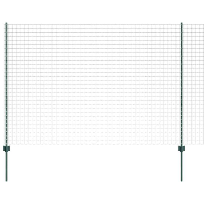 Îngrădire cu stâlpi Verde 1.6 x 10 m Oțel - WALTI WALTI