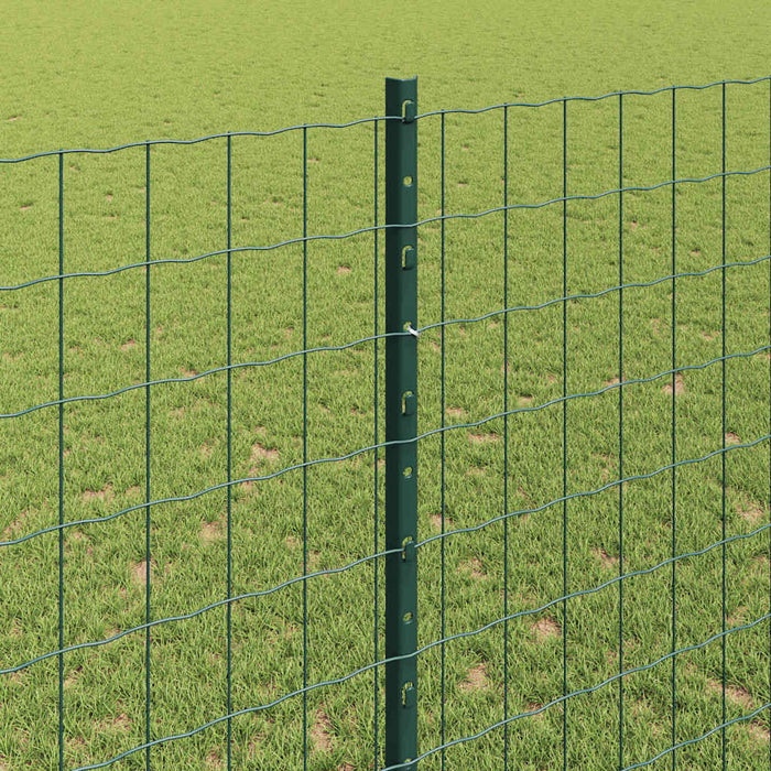 Îngrădire cu stâlpi Verde 1.4 x 10 m Oțel - WALTI WALTI