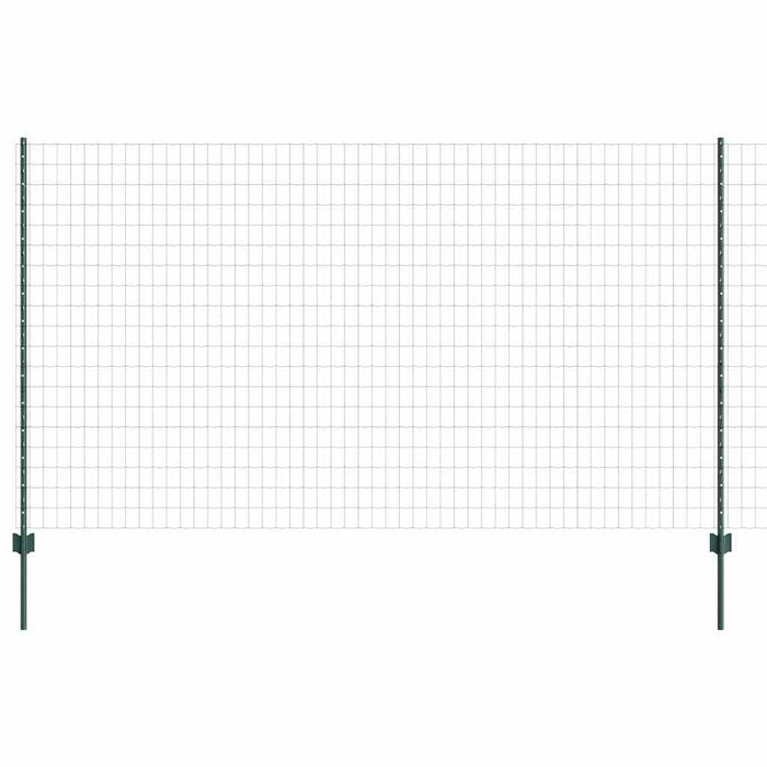 Îngrădire cu stâlpi Verde 1.4 x 10 m Oțel - WALTI WALTI