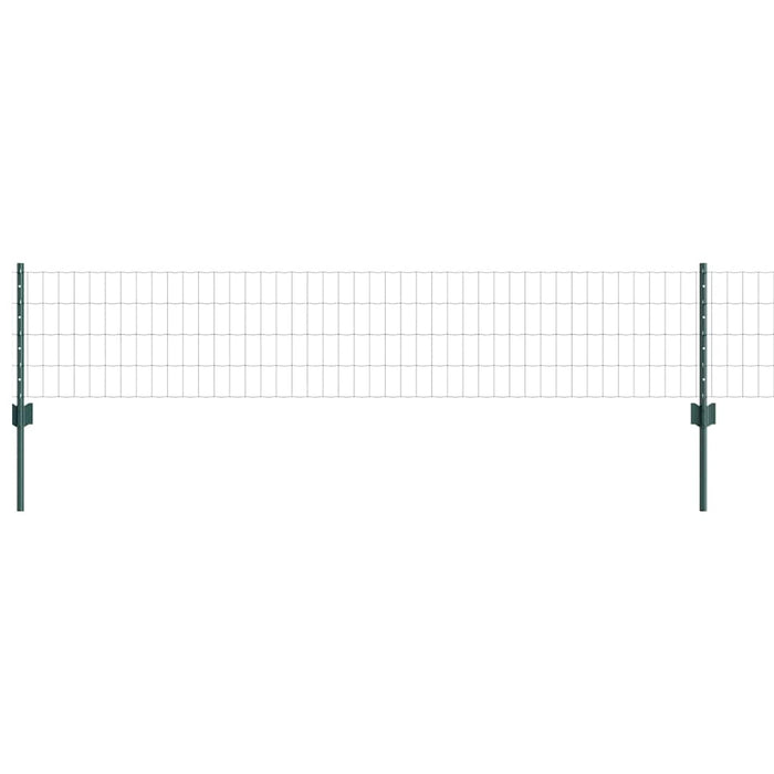 Îngrădire cu stâlpi Verde 0.4 x 10 m Oțel - WALTI WALTI