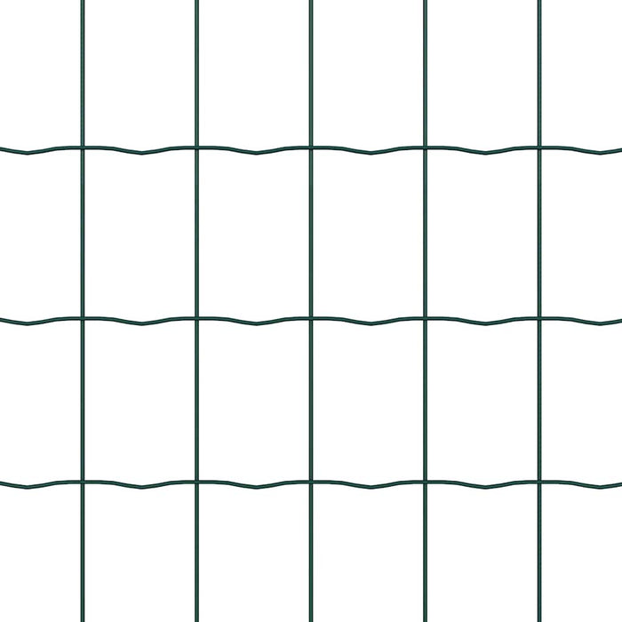 Gard cu Stâlp Verde 0,8 x 10 m Oțel și PVC - WALTI WALTI